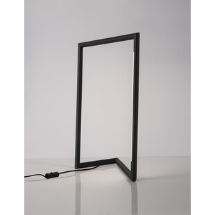 Lampa stołowa minimalistyczna Simon LED czarna | Decolab24