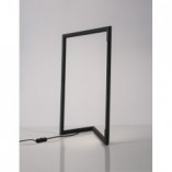 Lampa stołowa minimalistyczna Simon LED czarna | Decolab24