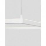 Lampa wisząca LED kwadrat Natan - Nowoczesny design | Decolab24