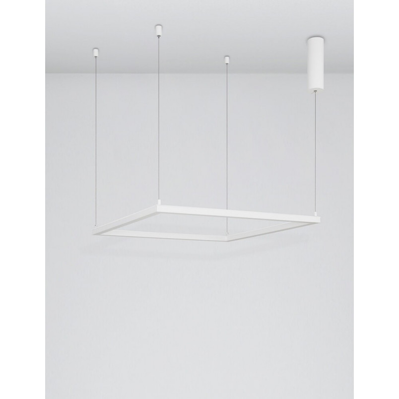 Lampa wisząca LED kwadrat Natan - Nowoczesny design | Decolab24