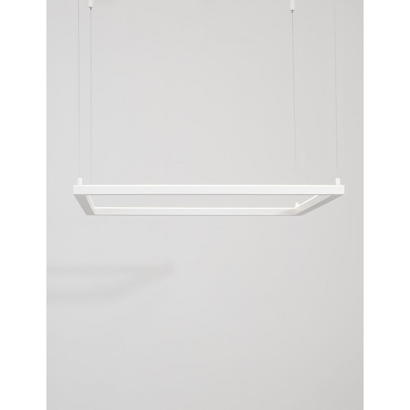 Lampa wisząca LED kwadrat Natan - Nowoczesny design | Decolab24
