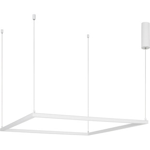 Lampa wisząca kwadratowa Natan LED 100cm - Nowoczesne oświetlenie
