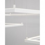 Lampa wisząca kwadratowa Natan LED 100cm - Nowoczesne oświetlenie