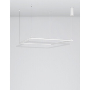 Lampa wisząca kwadratowa Natan LED 100cm - Nowoczesne oświetlenie