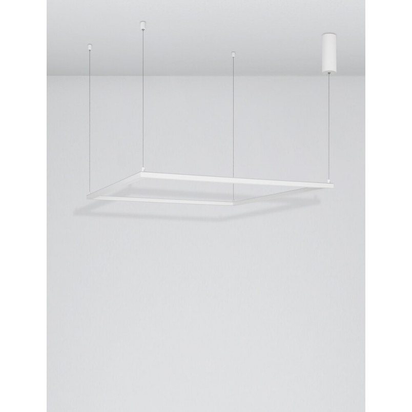 Lampa wisząca kwadratowa Natan LED 100cm - Nowoczesne oświetlenie