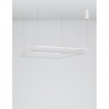 Lampa wisząca kwadratowa Natan LED 100cm - Nowoczesne oświetlenie