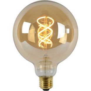 Żarówka LED Globe E27 5W Bursztynowa Lucide - Odkryj ciepły blask!