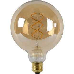 Żarówka LED Globe E27 5W Bursztynowa Lucide - Odkryj ciepły blask!