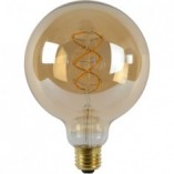 Żarówka LED Globe E27 5W Bursztynowa Lucide - Odkryj ciepły blask!