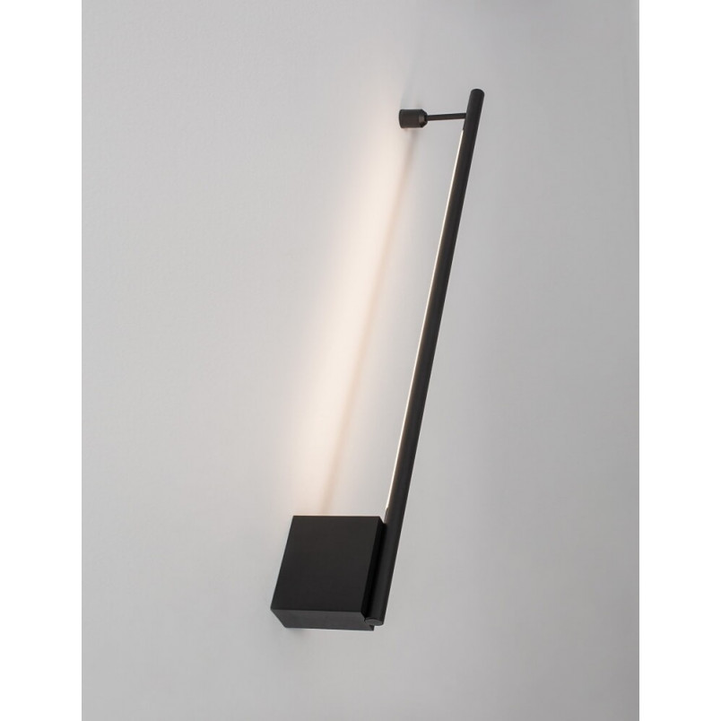 Kinkiet LED Spiros 60cm Czarny - Minimalistyczny Design | Decolab24
