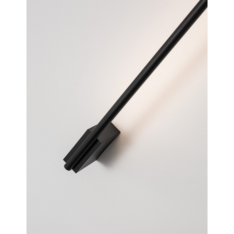 Kinkiet LED Spiros 60cm Czarny - Minimalistyczny Design | Decolab24