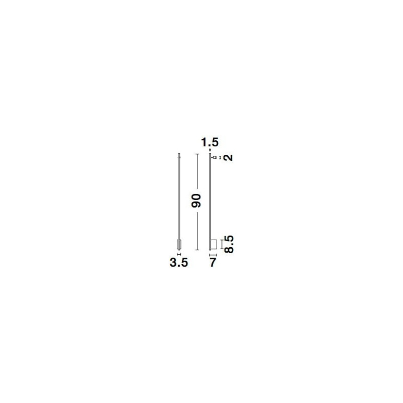 Kinkiet LED Spiros II | Minimalistyczny design | Decolab24