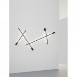 Kinkiet LED Spiros II 120cm Czarny - Minimalizm i Design