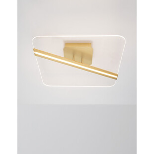 Plafon LED Rejna 50cm Złoty - Nowoczesne Oświetlenie
