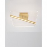 Plafon LED Rejna 50cm Złoty - Nowoczesne Oświetlenie
