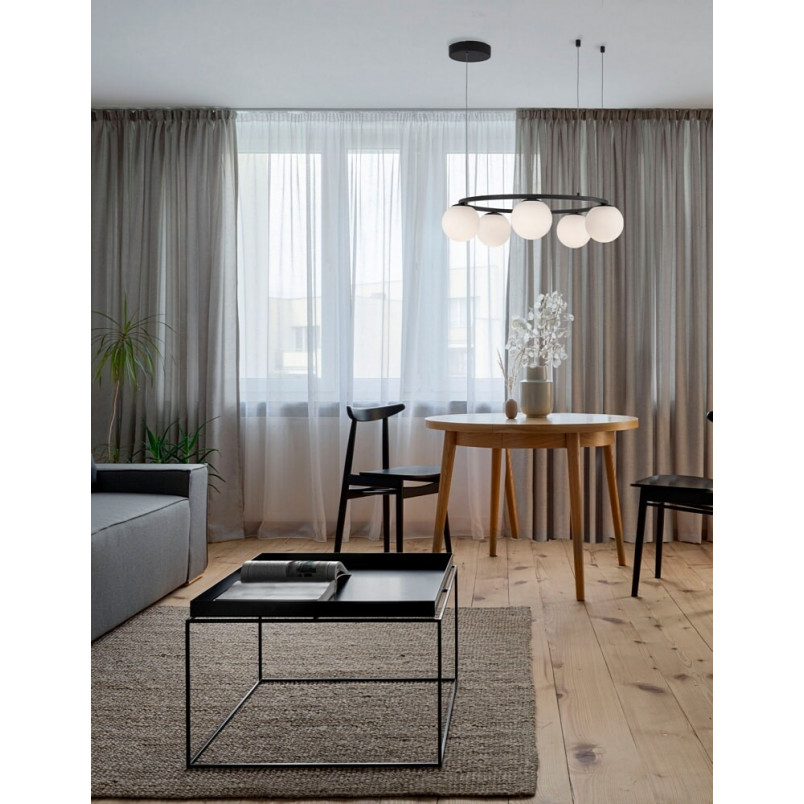 Lampa wisząca Pauline LED - czarno-białe kule | Decolab24
