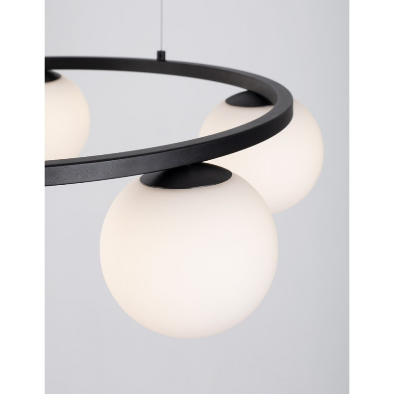 Lampa wisząca Pauline LED - czarno-białe kule | Decolab24