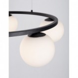 Lampa wisząca Pauline LED - czarno-białe kule | Decolab24
