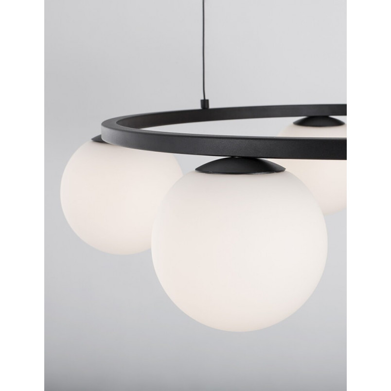 Lampa wisząca Pauline LED - czarno-białe kule | Decolab24