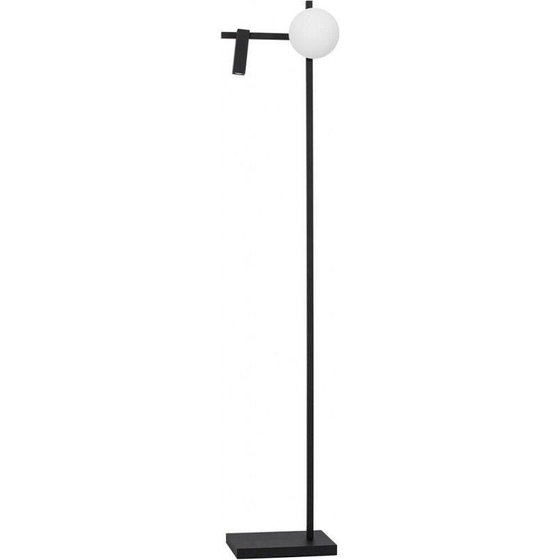 Lampa podłogowa szklana kula Pauline LED | Decolab24