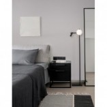 Lampa podłogowa szklana kula Pauline LED | Decolab24