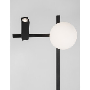 Lampa podłogowa szklana kula Pauline LED | Decolab24