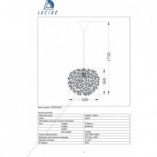 Lampa wisząca Goosy Soft - nowoczesny design, biały kolor | Lucide