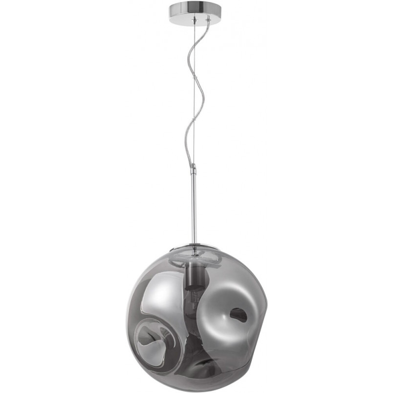 Lampa wisząca Naymar | Kula szklana, dymione szkło - Decolab24