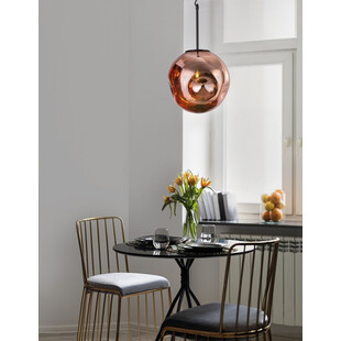 Lampa Wisząca Miedziana Naymar 30cm | Elegancki Design