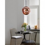Lampa Wisząca Miedziana Naymar 30cm | Elegancki Design