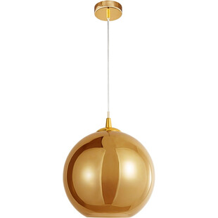 Lampa wisząca Lavizzo - złota kula szklana | Decolab24