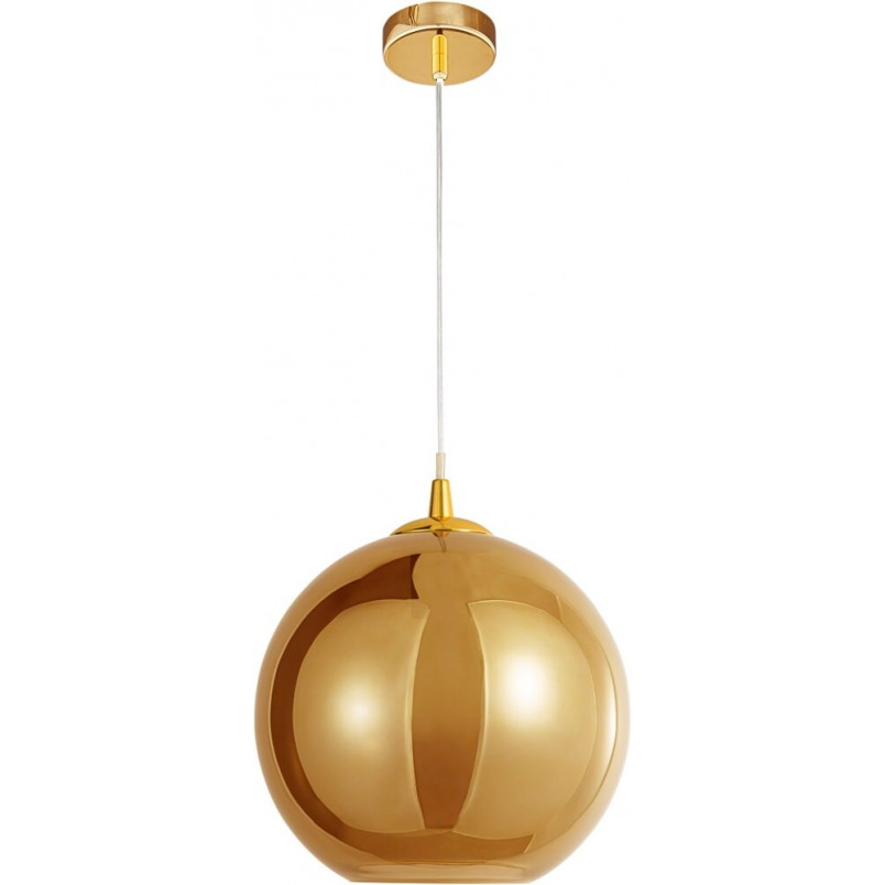 Lampa wisząca Lavizzo - złota kula szklana | Decolab24