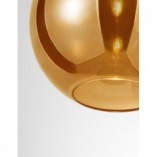 Lampa wisząca Lavizzo - złota kula szklana | Decolab24