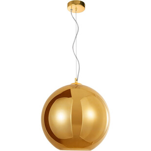 Lampa wisząca złota Lavizzo 35cm | Szkło, E27 | Decolab24