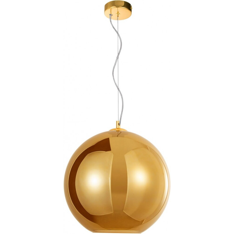 Lampa wisząca złota Lavizzo 35cm | Szkło, E27 | Decolab24