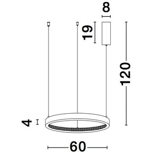 Lampa Wisząca Danzio LED Czarna | Elegancki Design