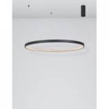 Lampa wisząca Danzio LED - czarna, kryształki | Decolab24