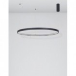 Lampa wisząca Danzio LED - czarna, kryształki | Decolab24