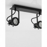 Reflektor sufitowy Valso II LED - Loftowy design, 2xGU10