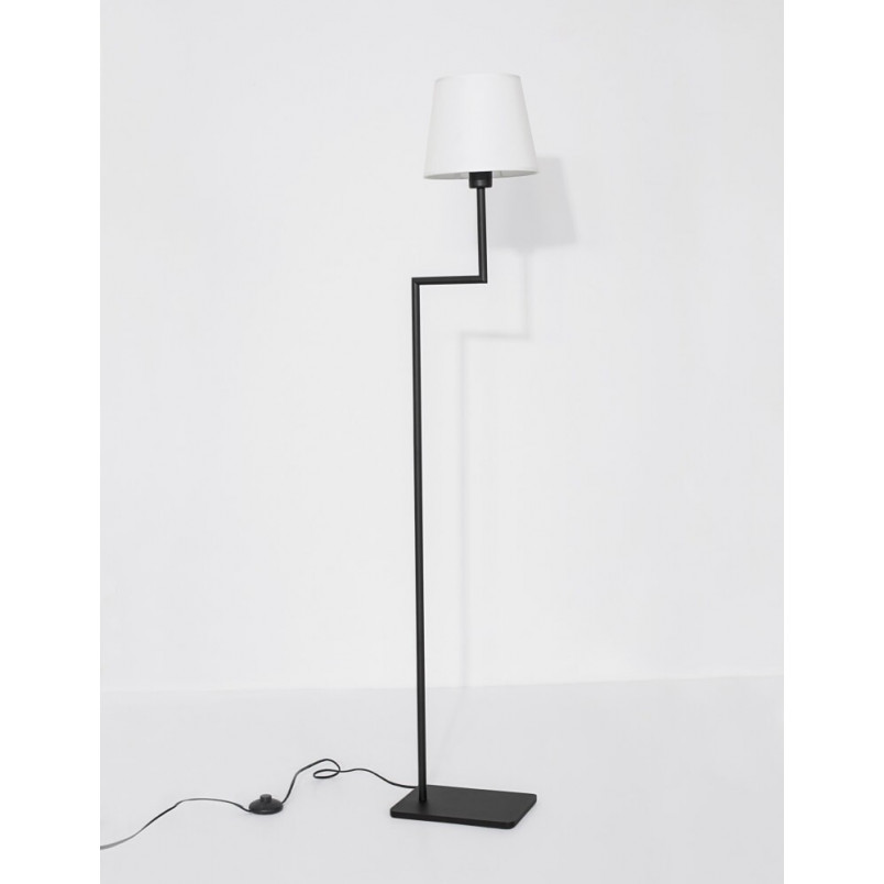 Lampa podłogowa Bonso | Biała i Czarna | Decolab24
