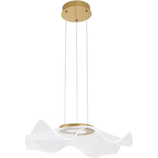 Lampa wisząca Dermino 50 LED złota | Nowoczesny design