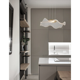 Lampa wisząca Dermino 50 LED złota | Nowoczesny design