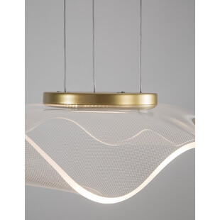 Lampa wisząca Dermino 50 LED złota | Nowoczesny design
