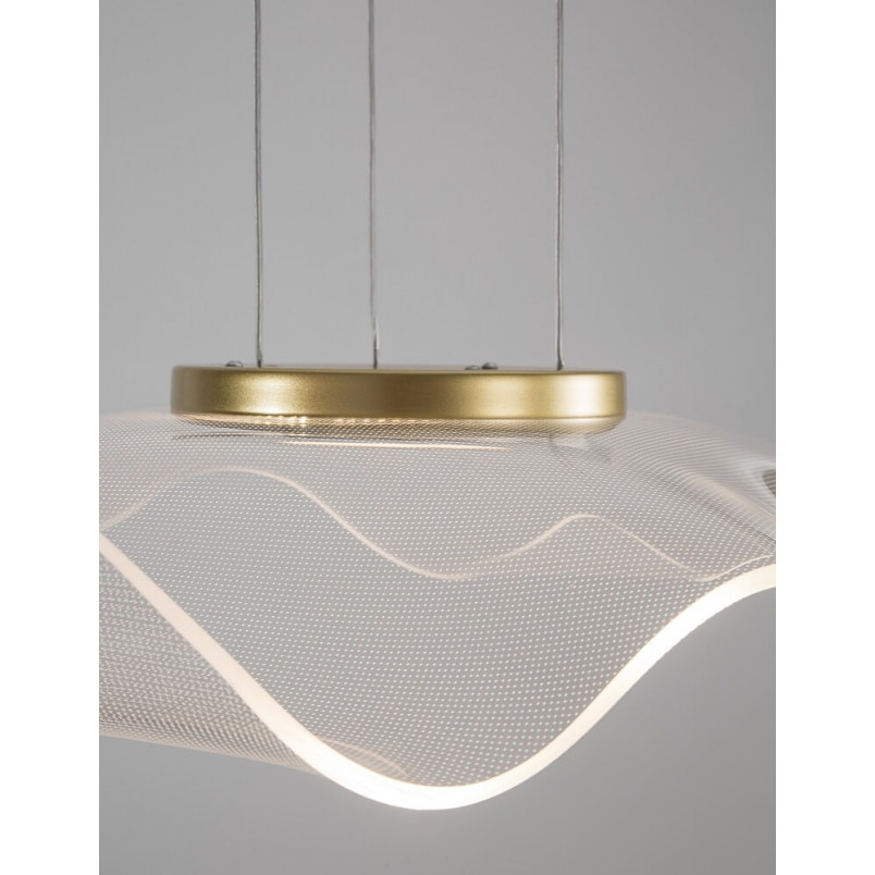 Lampa wisząca Dermino 50 LED złota | Nowoczesny design