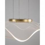 Lampa wisząca Dermino 50 LED złota | Nowoczesny design