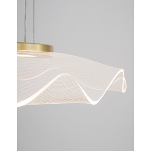 Lampa wisząca Dermino 50 LED złota | Nowoczesny design