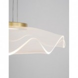 Lampa wisząca Dermino 50 LED złota | Nowoczesny design