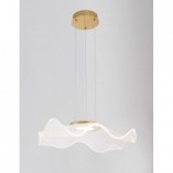 Lampa wisząca Dermino 50 LED złota | Nowoczesny design