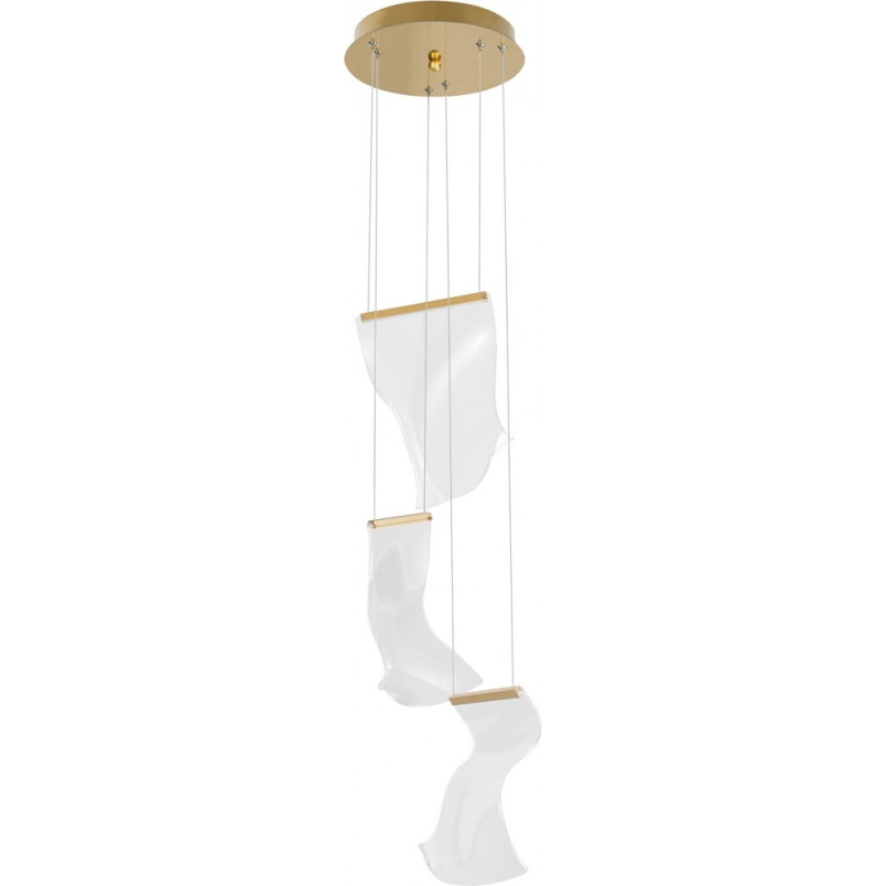Lampa Wisząca Dermino 28 LED Złota | Nowoczesny Design