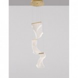 Lampa Wisząca Dermino 28 LED Złota | Nowoczesny Design